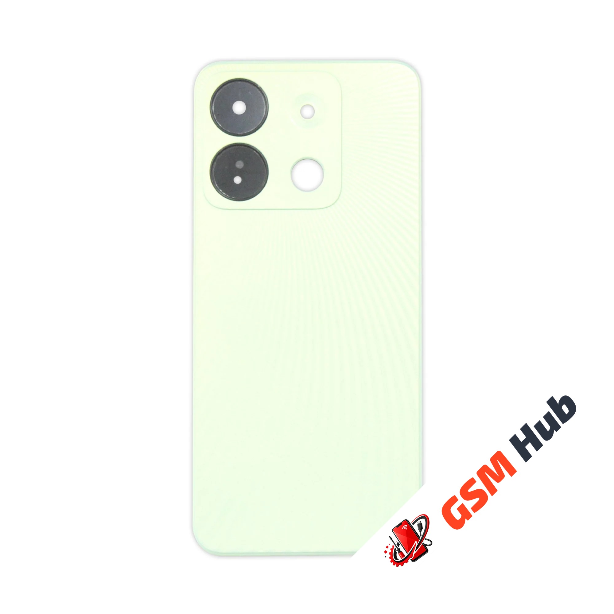 Задняя крышка Infinix Smart 7 HD (X6516) (Зеленый) (Со стеклом камеры) Premium