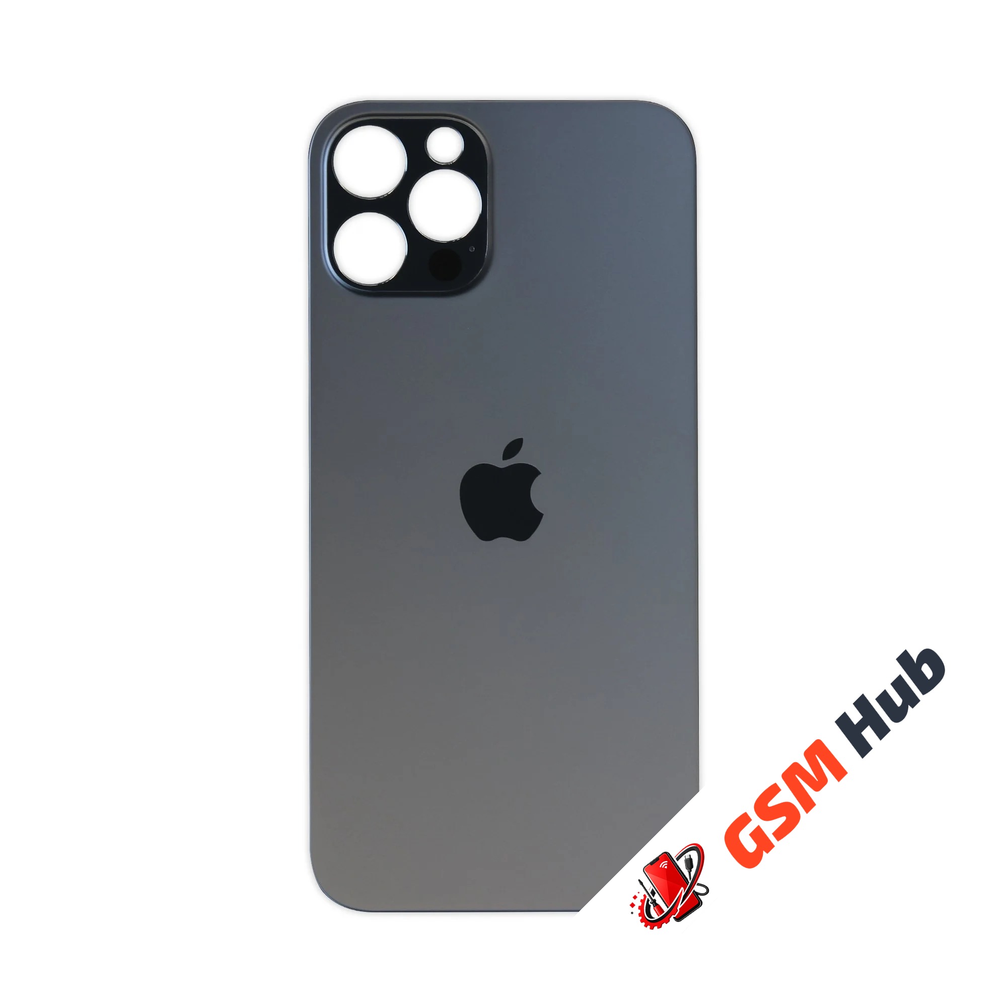 Задняя крышка (стекло) Широкий вырез iPhone 12 Pro (Pacific Blue)