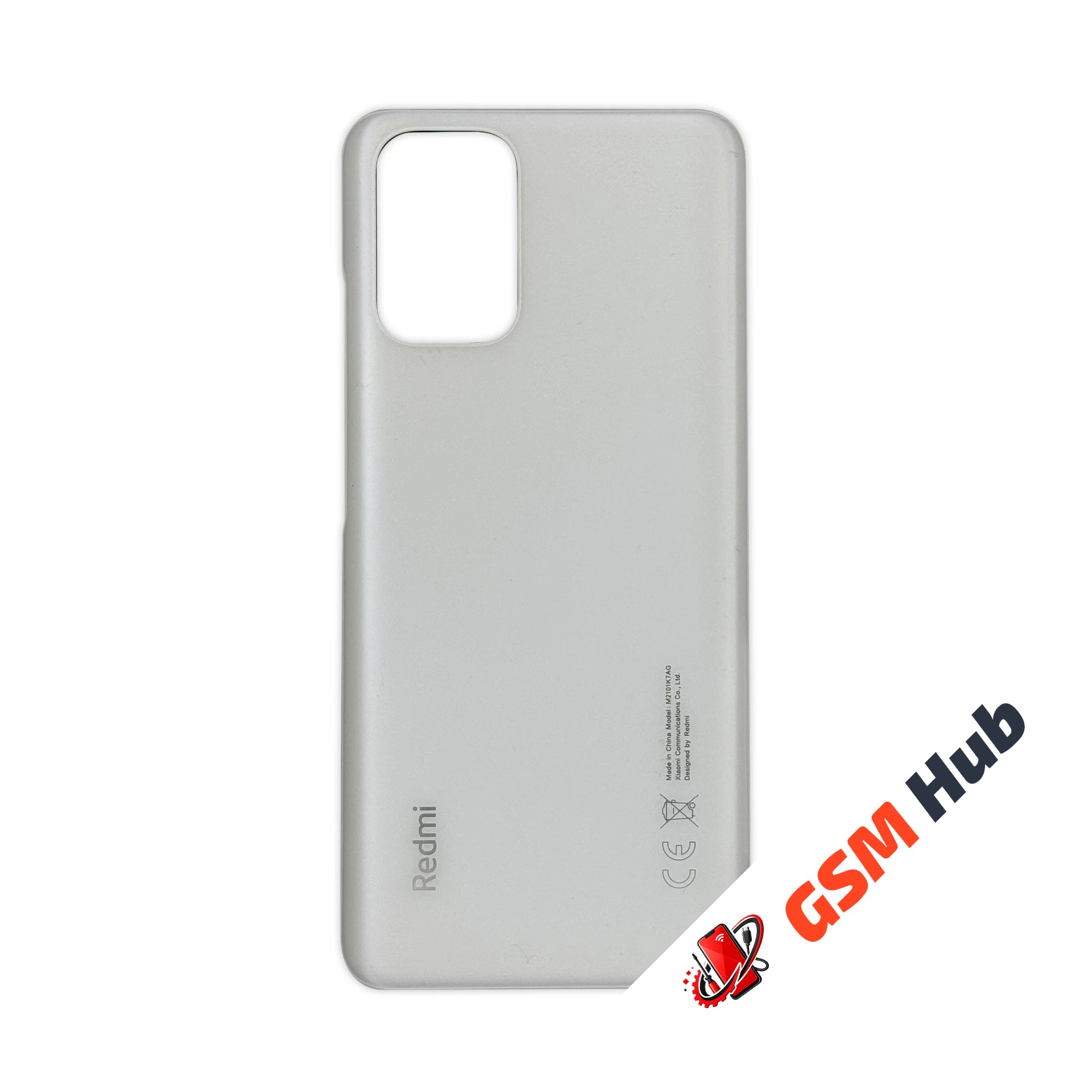 Задняя крышка Xiaomi Redmi Note 10 4G (M2101K7AG) (Белый) Premium