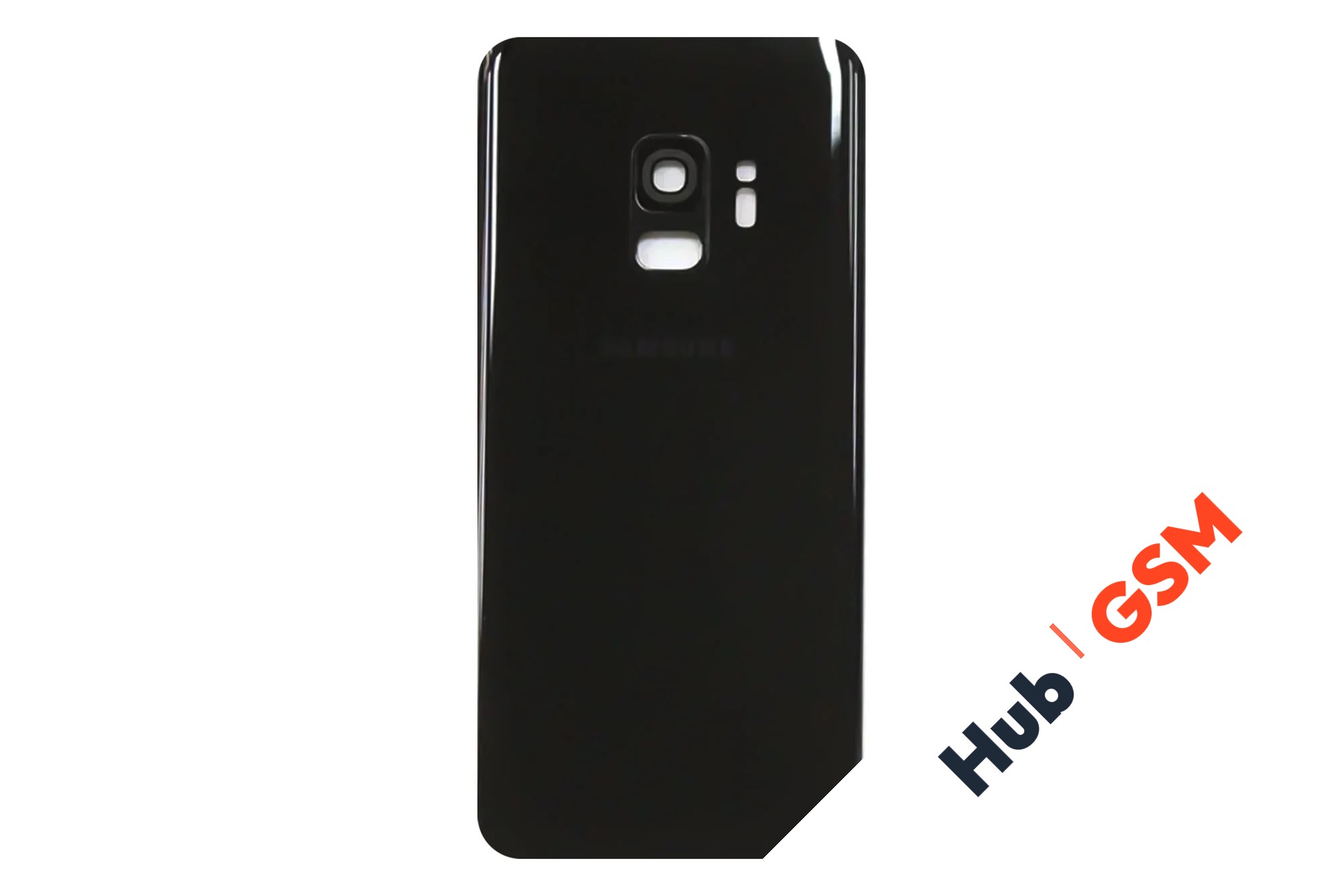Задняя крышка Samsung Galaxy S9 (G960F) (Черный) (Со стеклом камеры) Premium