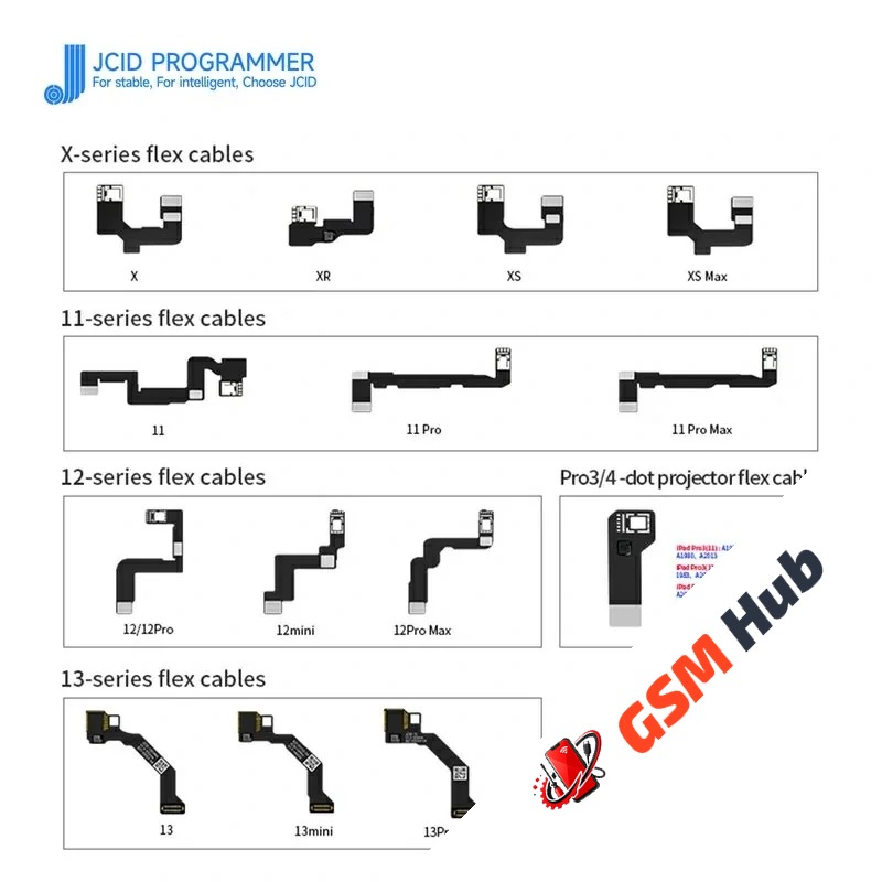 Шлейф к программатору Face ID JCID iPhone 11 Pro/11 Pro Max (без пайки)