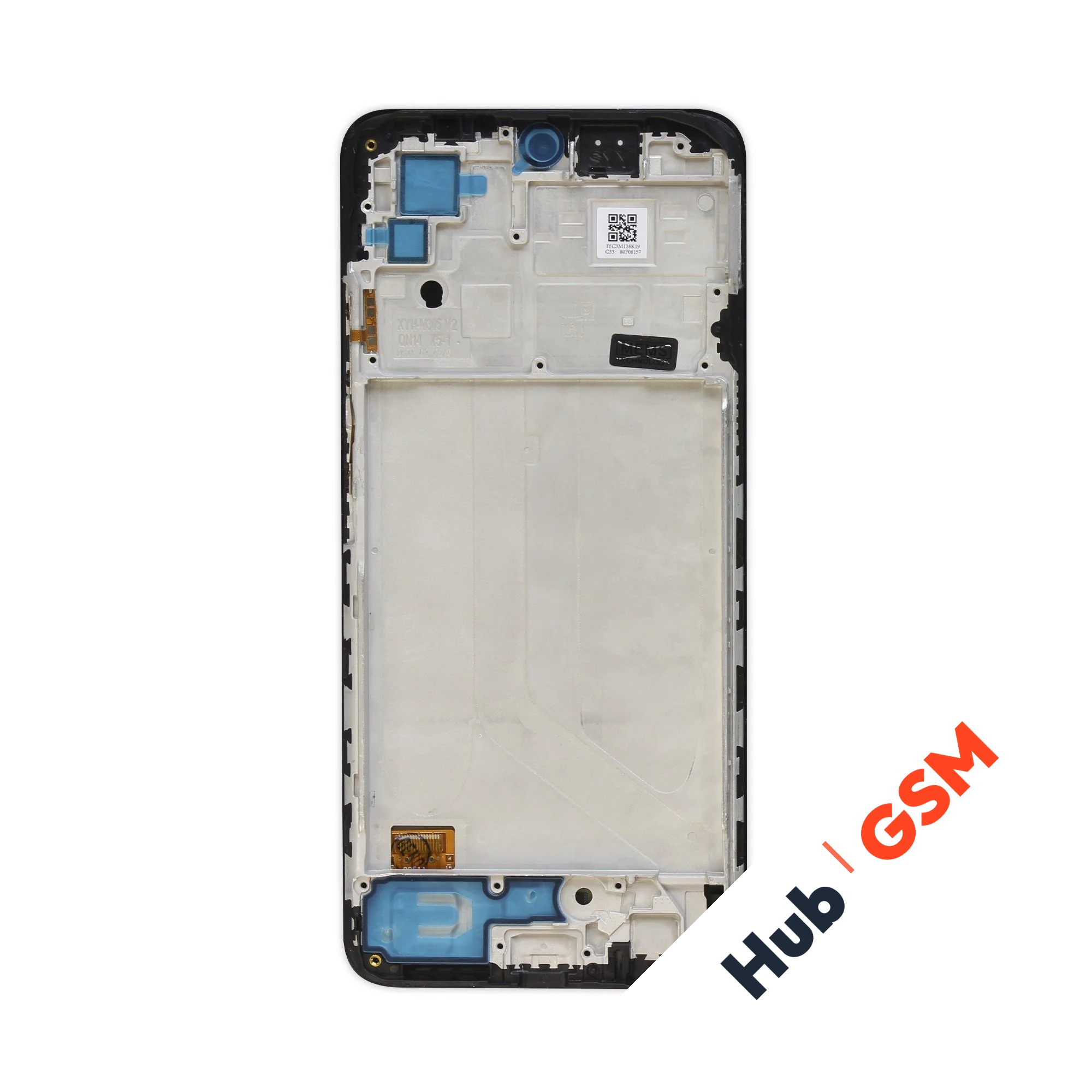Дисплей Xiaomi Redmi Note 10 (M2101K7AG)/Note 10S/Poco M5S (Premium OLED 1:1)(В рамке)(Черный) Hub GSM