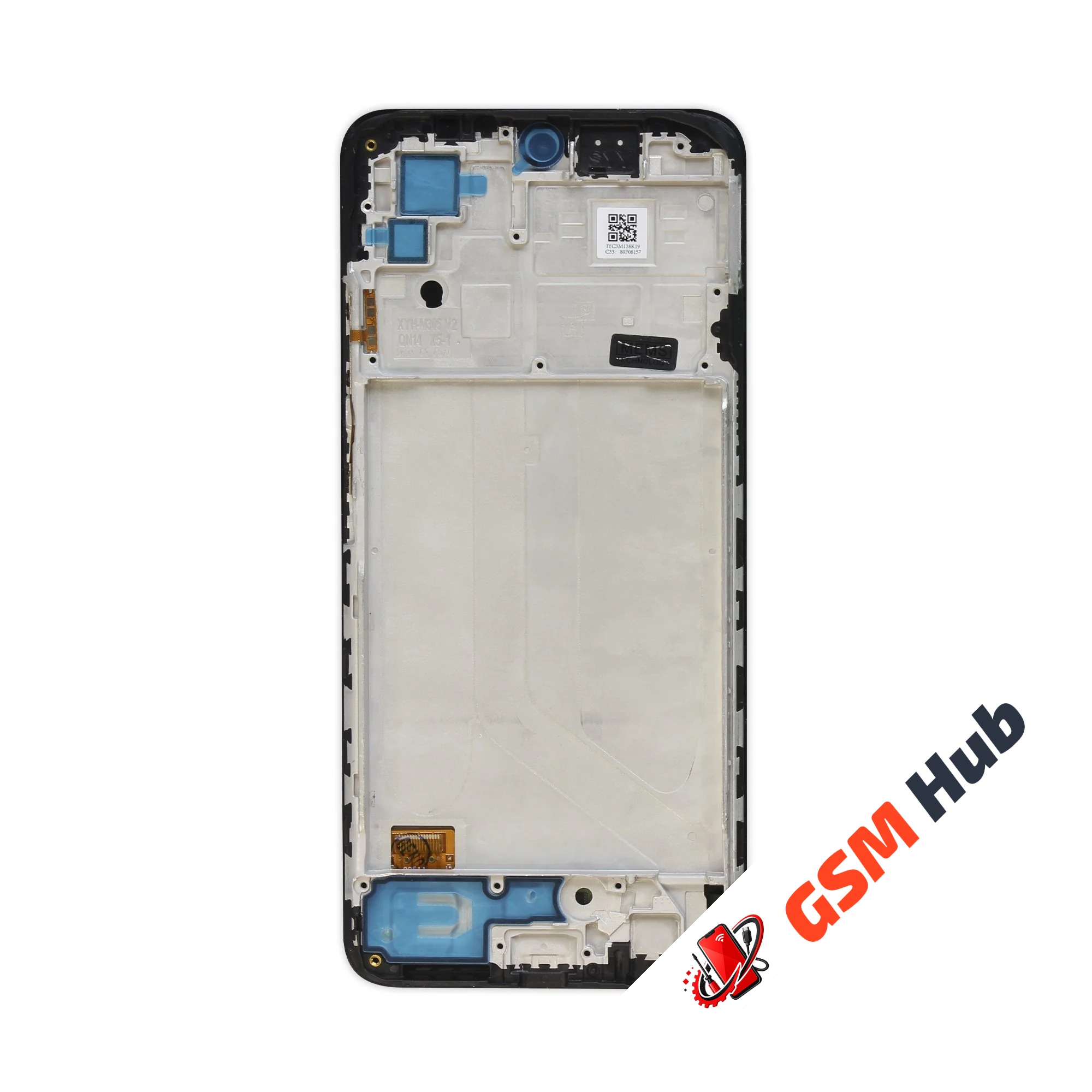 Дисплей Xiaomi Redmi Note 10 / Note 10S / Poco M5S Premium (OLED) (В рамке) 1:1 (Черный) KRYON