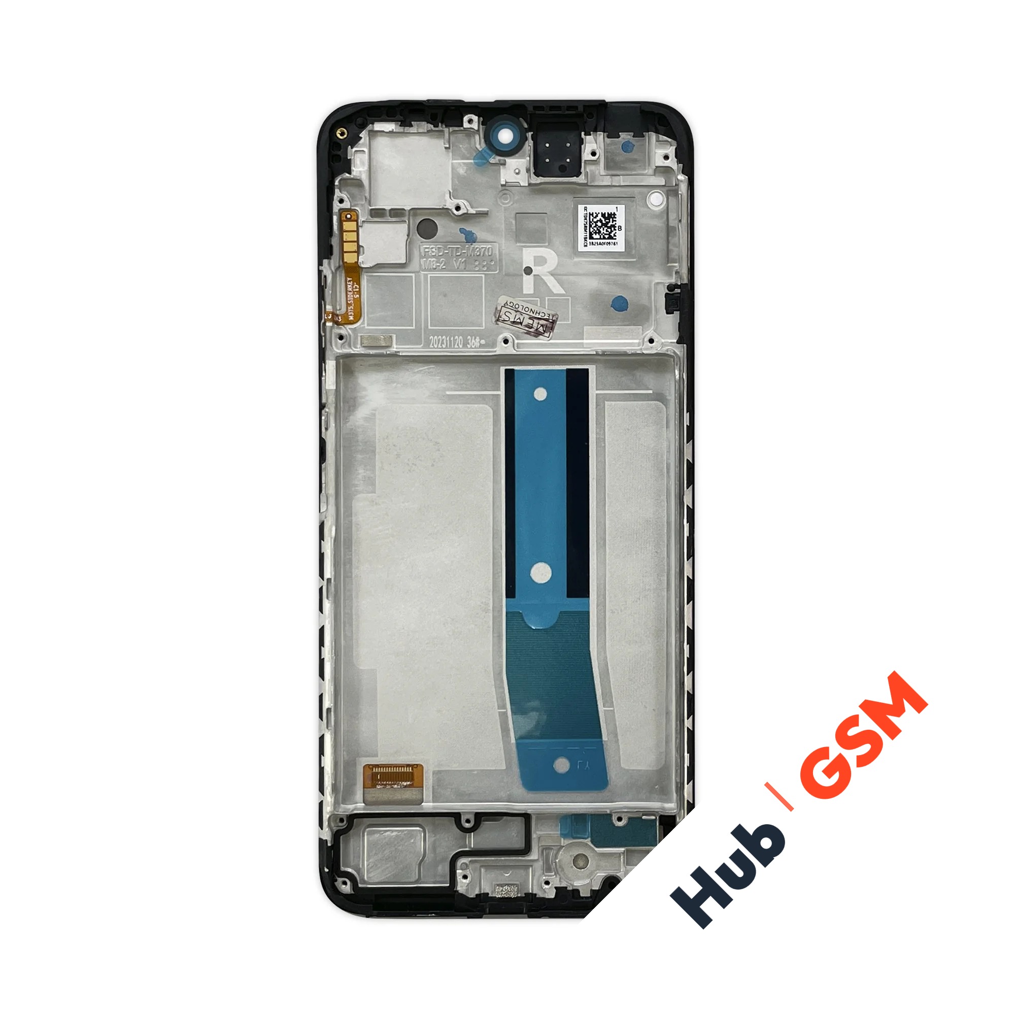 Дисплей Xiaomi Redmi Note 12S (23030RAC7Y) Premium (OLED) (В рамке) 1:1 (Черный) KRYON