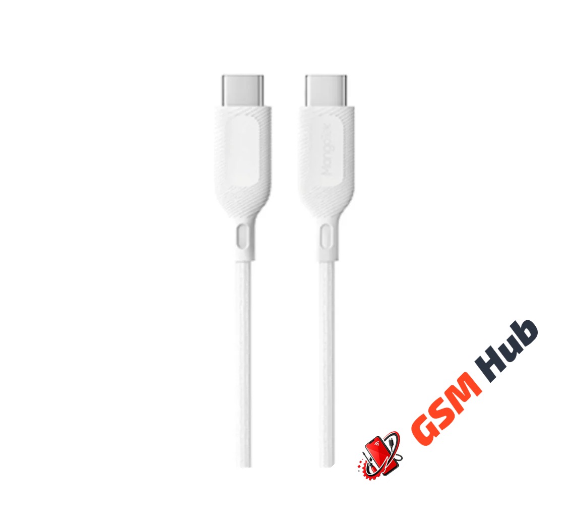 Кабель MangoTek MCC11 (USB-C / USB-C) (60W) (1,2м) (Нейлон) (White)