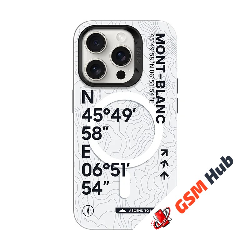 Чехол Benks MagSafe Summit iPhone 16 Pro Mont-Blanc (White)