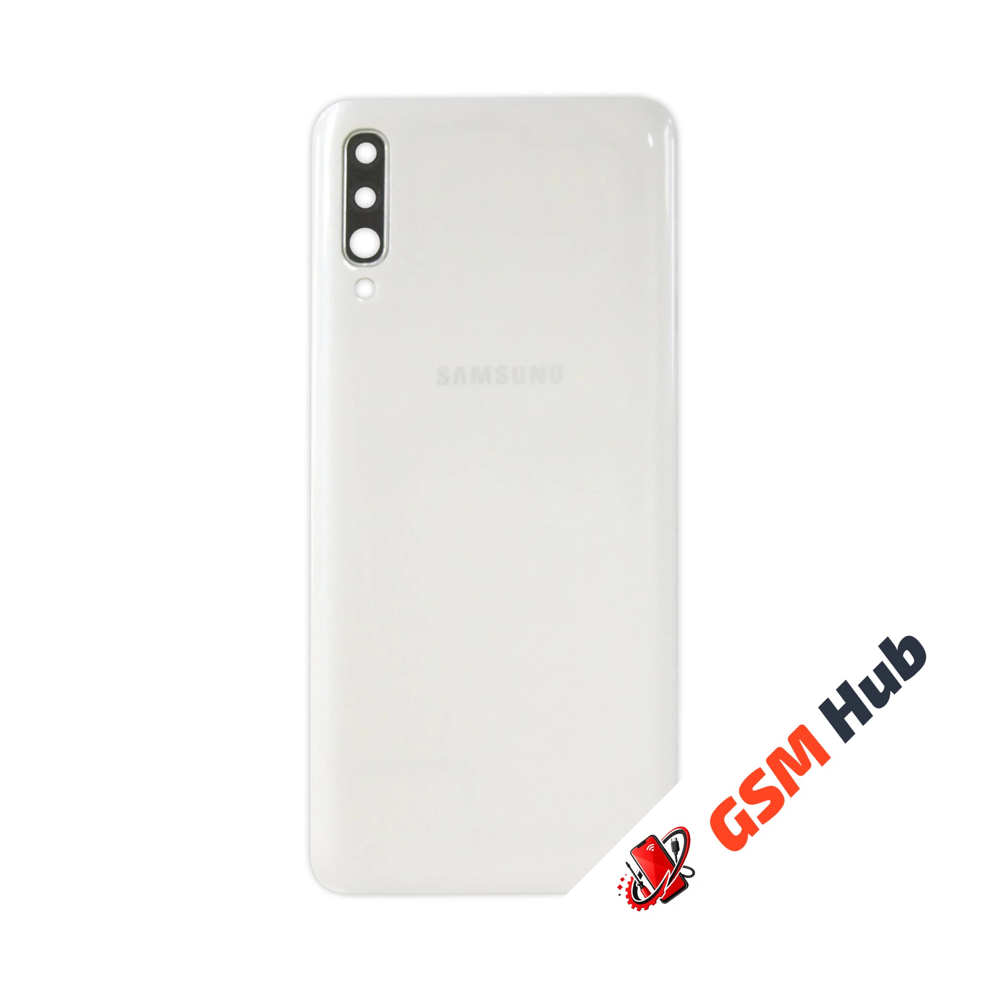 Задняя крышка Samsung Galaxy A70 (A705F) (Белый) (Со стеклом камеры) Premium