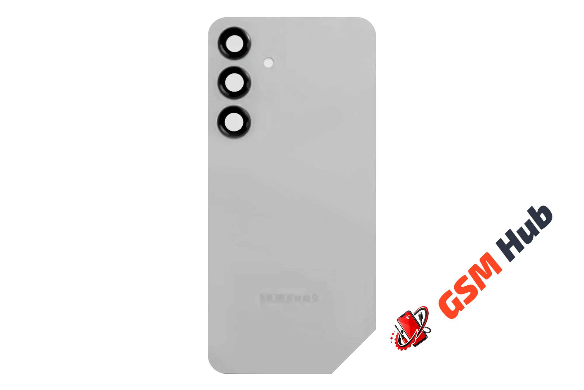 Задняя крышка Samsung Galaxy S24 (S921B) (Серый) (Со стеклом камеры) Premium